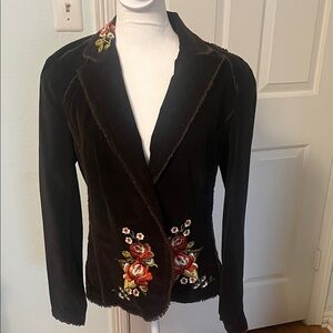 Embroidered Micro-Cord Jacket from Kikit Jeans